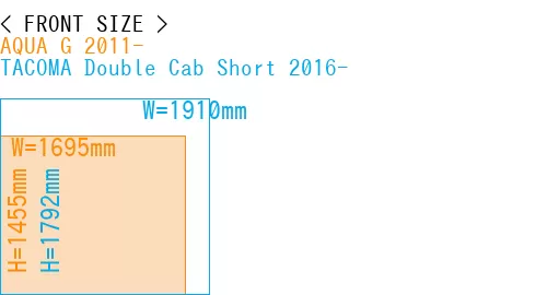 #AQUA G 2011- + TACOMA Double Cab Short 2016-